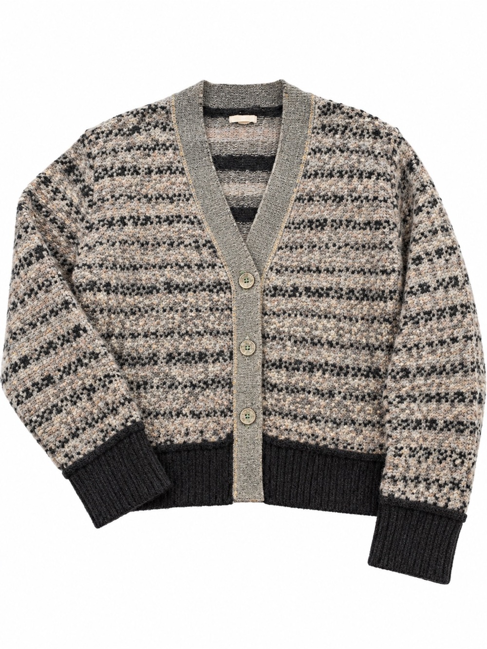 Pilcro By Anthropologie Mash-Up V-Neck Cardigan Sweater Size Small - Picture 3 of 6